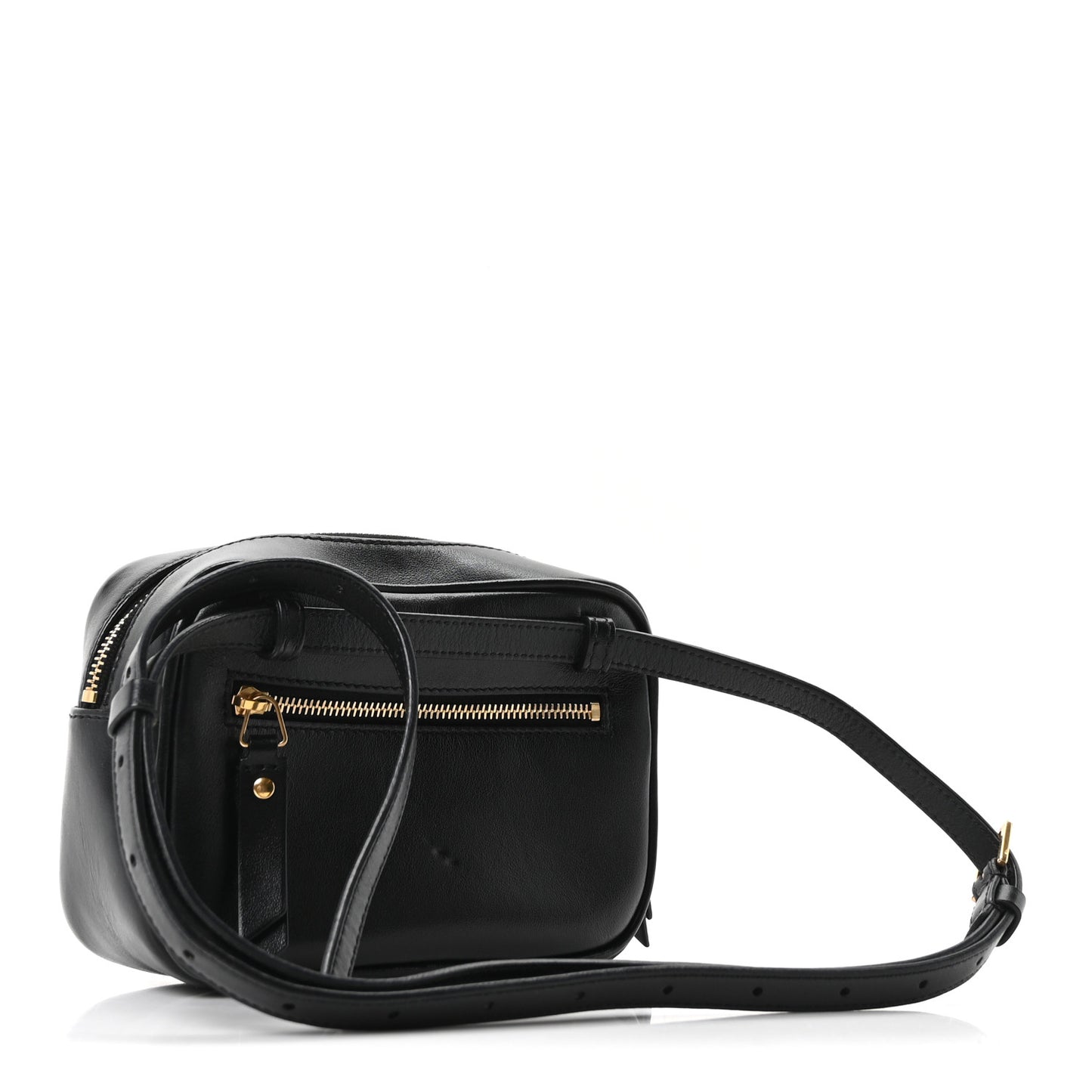 Calfskin Matelasse Monogram Lou Belt Bag Black
