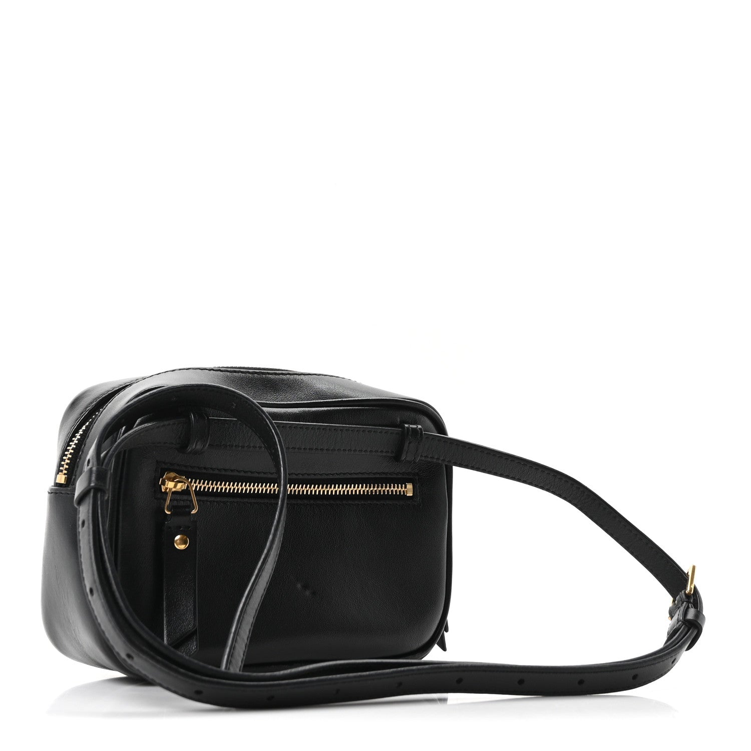 Saint Laurent Calfskin Matelasse Monogram Lou Belt Bag Black 2 of 9
