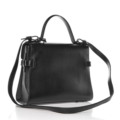 Delvaux Calfskin MM Tempete Satchel Black 3 of 7