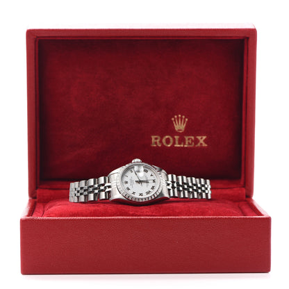 Rolex Stainless Steel 26mm Oyster Perpetual Date Watch White 79240 6 of 6