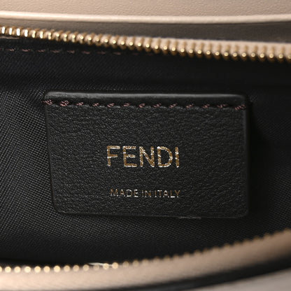 Fendi Vitello King Tamponato Logo Embossed Medium Wallet On Chain Poudre 6 of 10