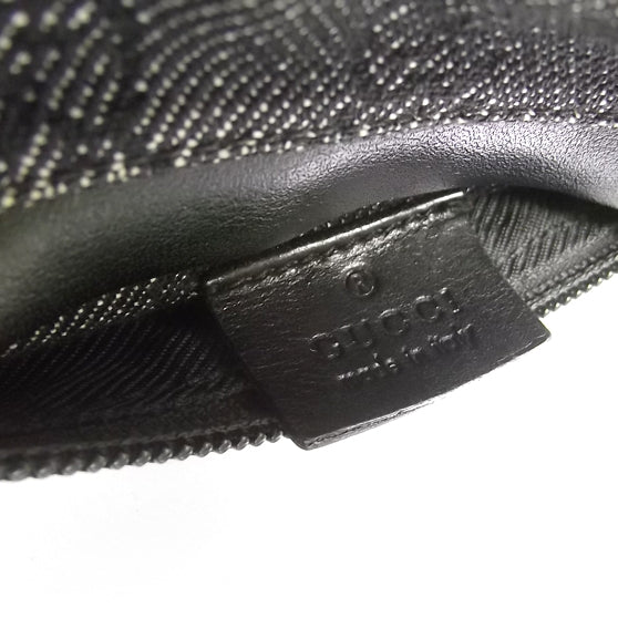 Gucci Monogram Belt Bag Black Denim 9 of 11