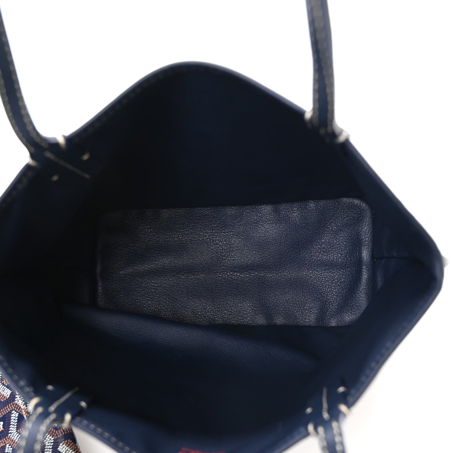 Goyardine Reversible Mini Anjou Navy