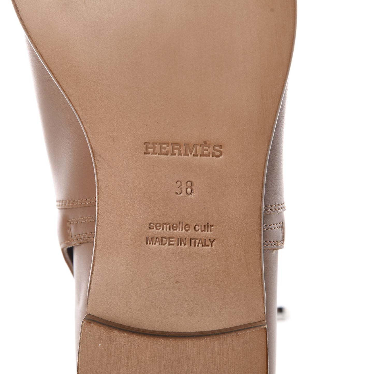 Calfskin Neo Low Boots 38 Taupe Black