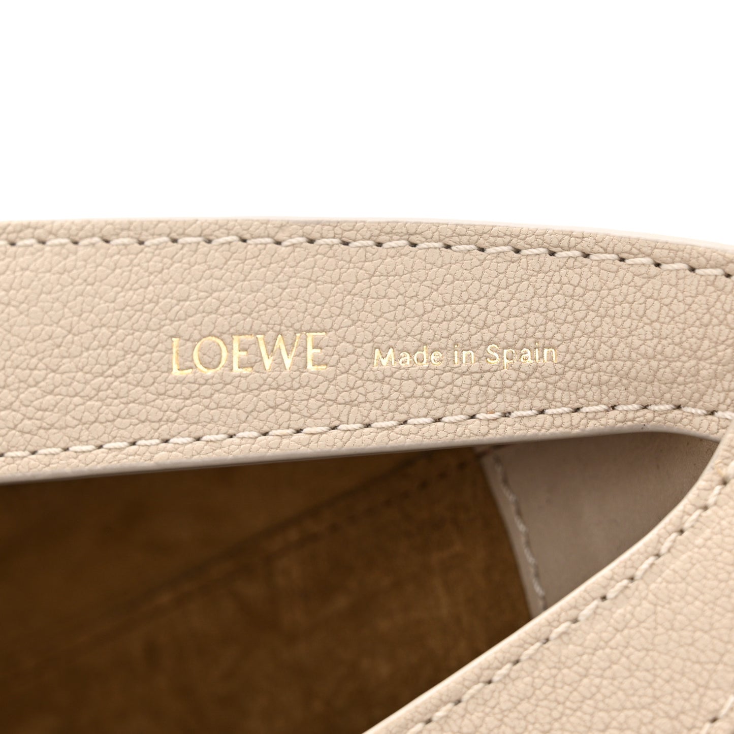 Satin Calfskin Jacquard Luna Bag Oat