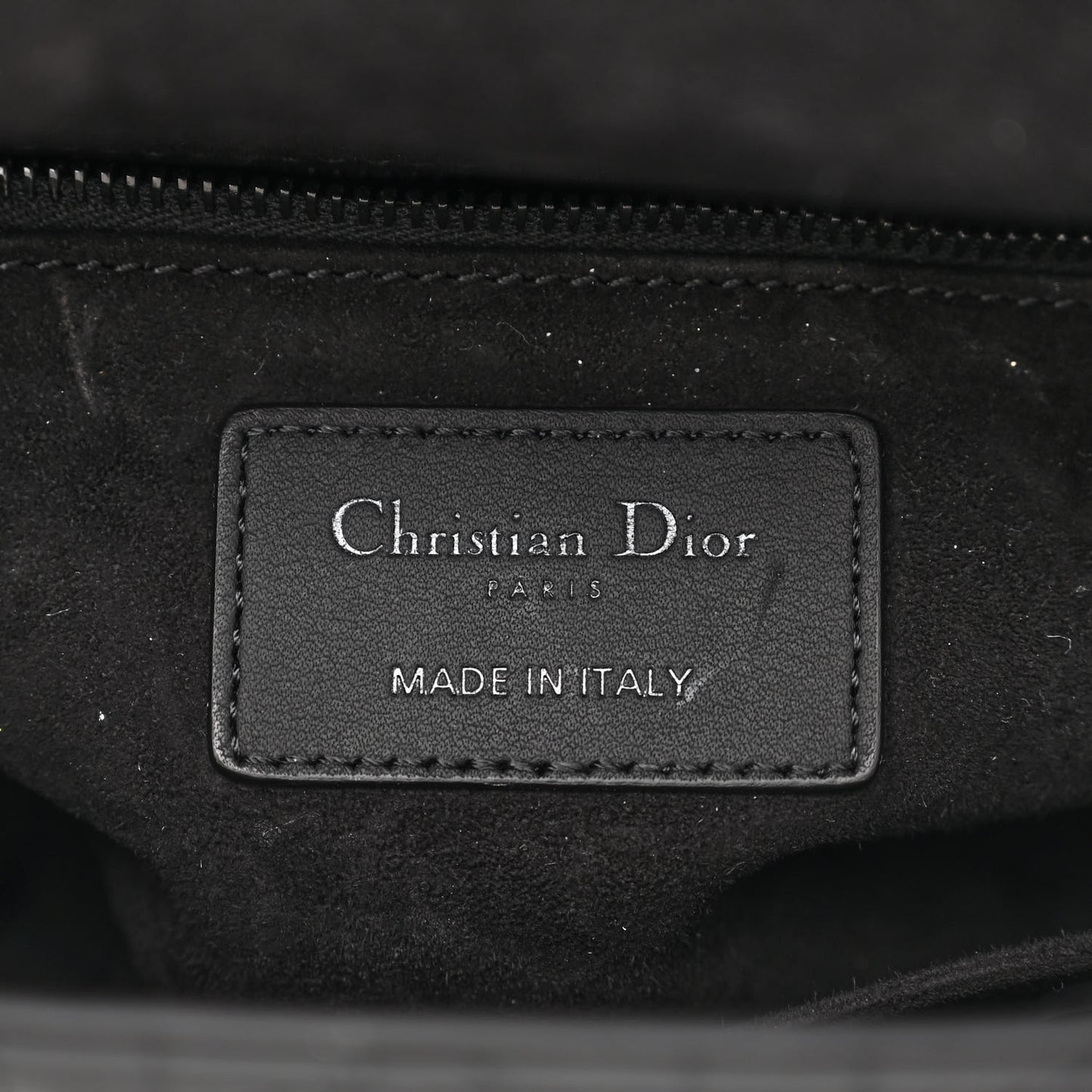Ultra Matte Calfskin Cannage Small My ABCDior Lady Dior Black
