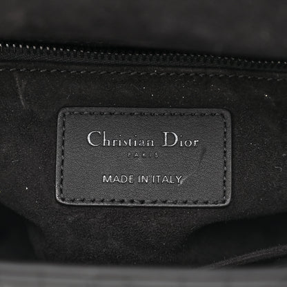Christian Dior Ultra Matte Calfskin Cannage Small My ABCDior Lady Dior Black 6 of 12