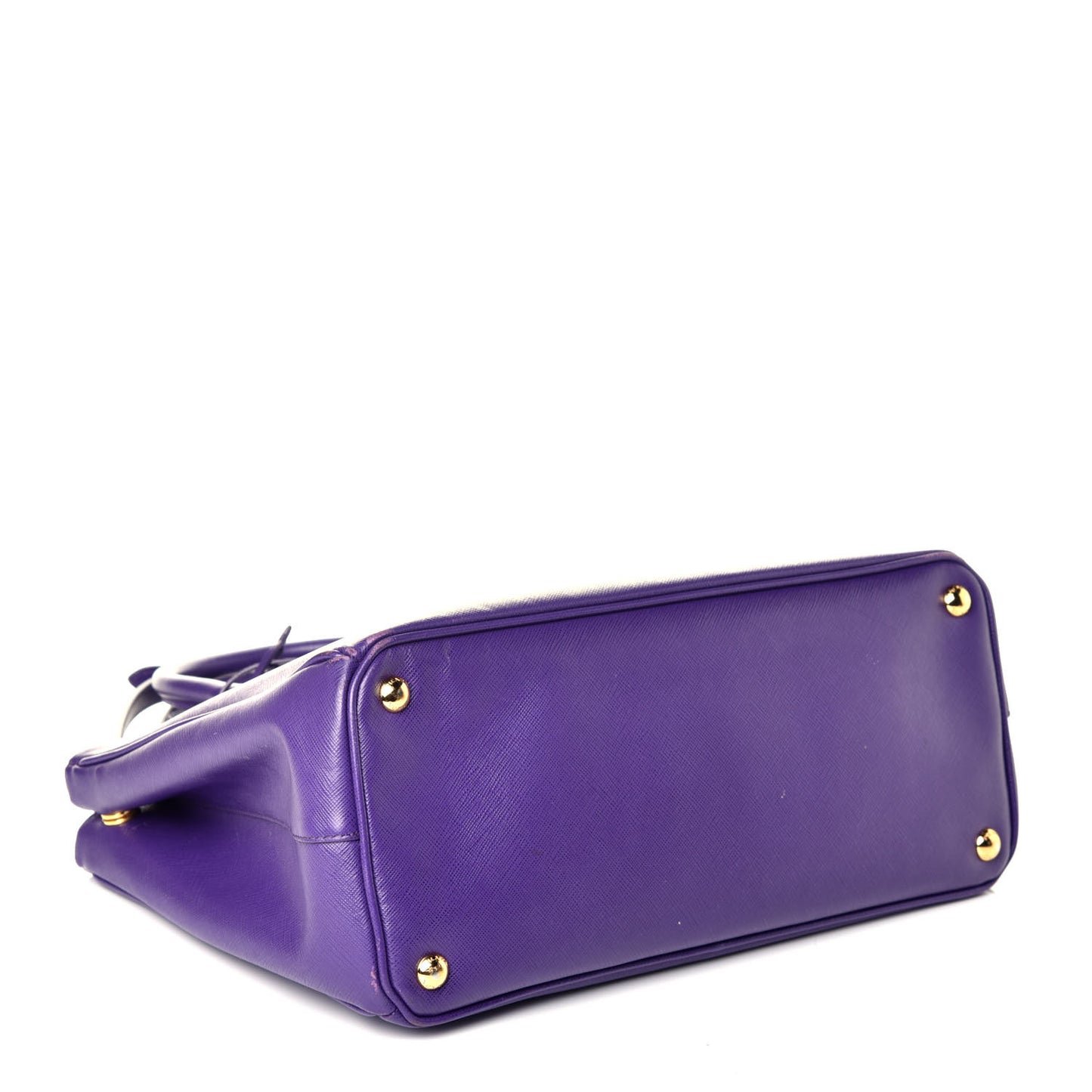 Saffiano Medium Galleria Double Zip Tote Viola
