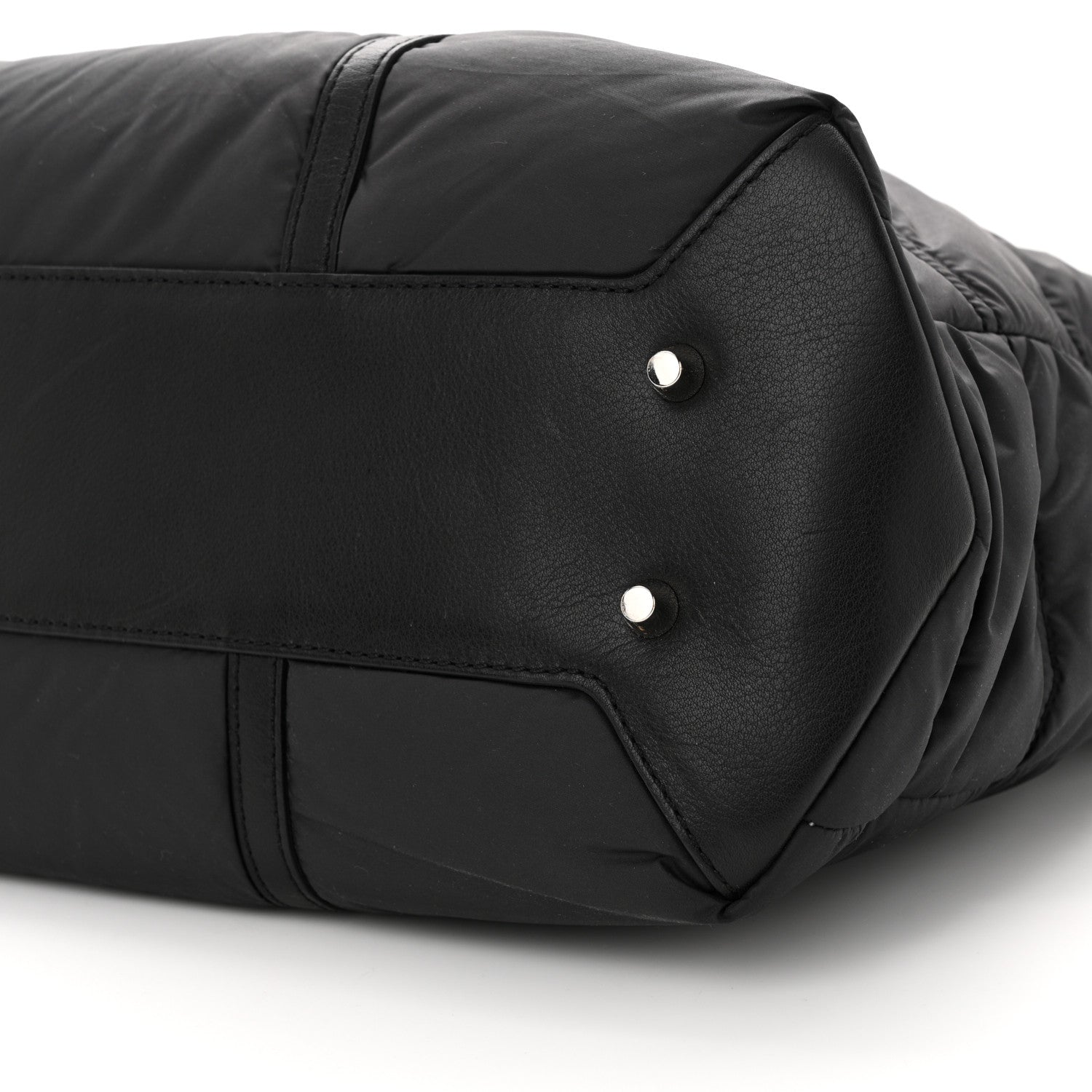 Burberry Nylon House Check Quilted Abbey Diaper Bag Black 10 of 10
