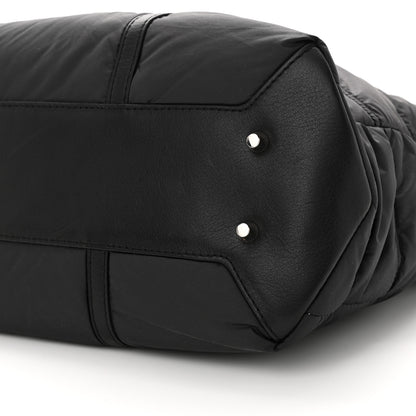 Burberry Nylon House Check Quilted Abbey Diaper Bag Black 10 of 10