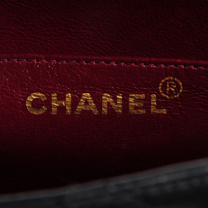 Chanel Lambskin Quilted XL Jumbo Flap Black 6 of 9