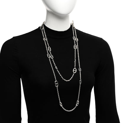 Hermes Sterling Silver Farandole Necklace 160 2 of 4