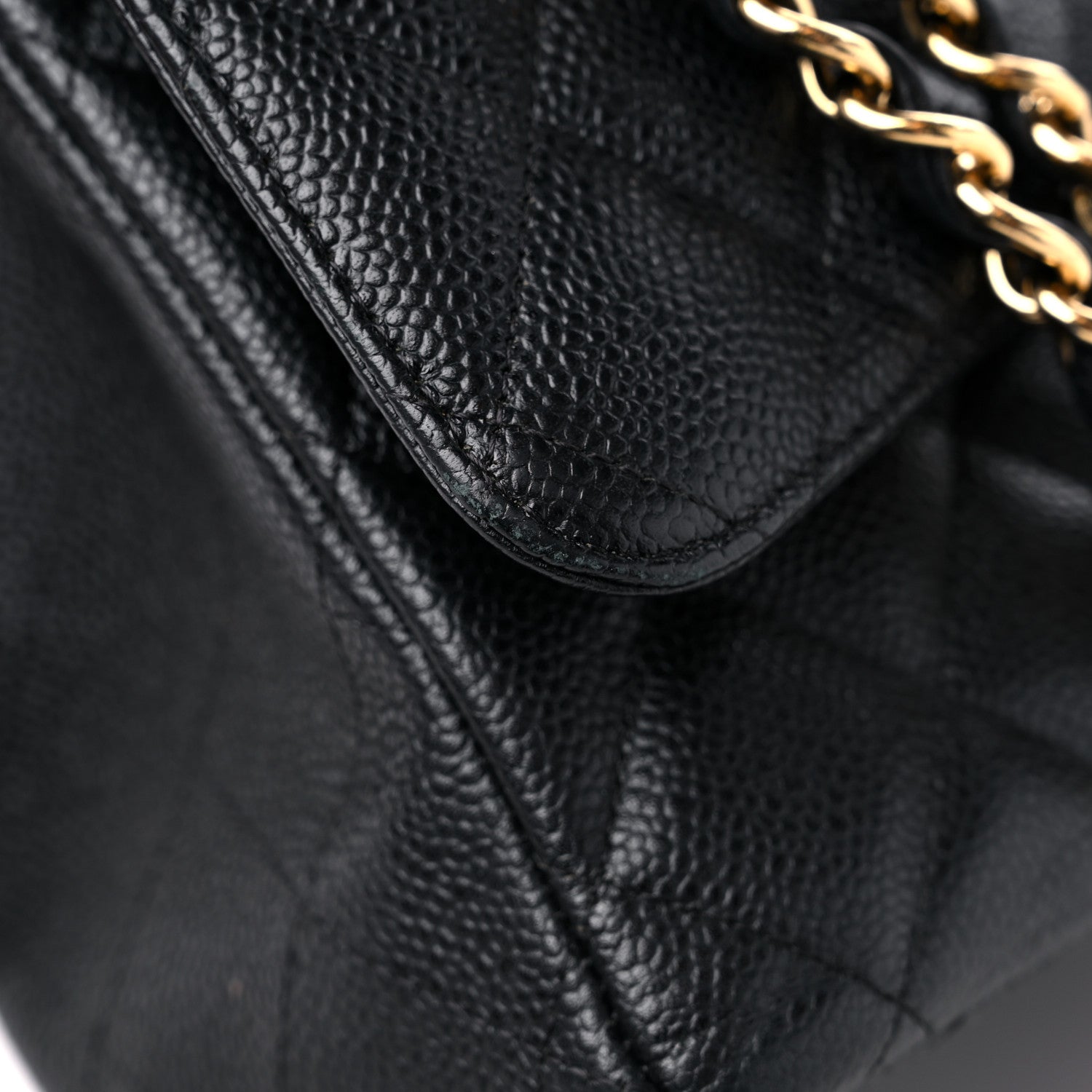 Chanel Caviar Quilted Maxi Double Flap Black 16 of 18