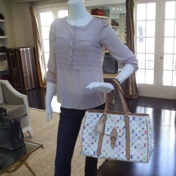 Monogram Multicolor Aurelia GM White