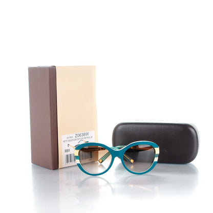 Louis Vuitton Petit Soupcon Cat Eye Sunglasses Z0638W Petrole 7 of 7