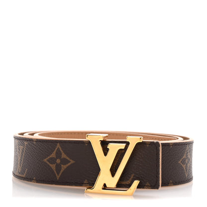 Louis Vuitton Calfskin Monogram 30mm LV Initiales Reversible Belt 90 36 Arizona 1 of 6