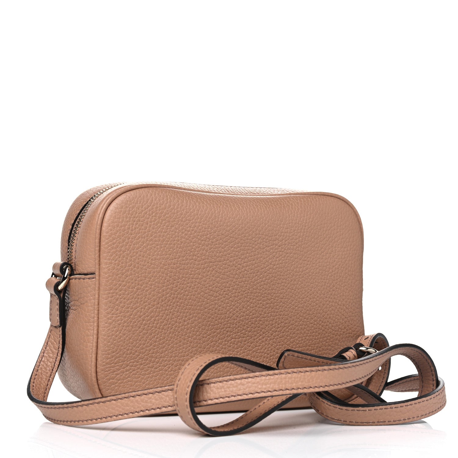 Gucci Pebbled Calfskin Small Soho Disco Bag Camelia 2 of 5