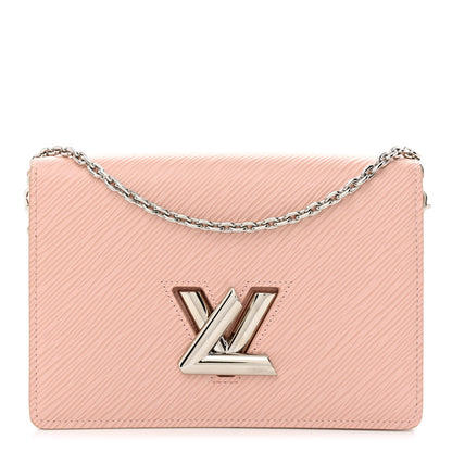 Louis Vuitton Epi Twist Belt Chain Wallet Rose Ballerine 1 of 10