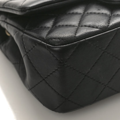 Chanel Lambskin Quilted Mini Rectangular Flap Black 8 of 9