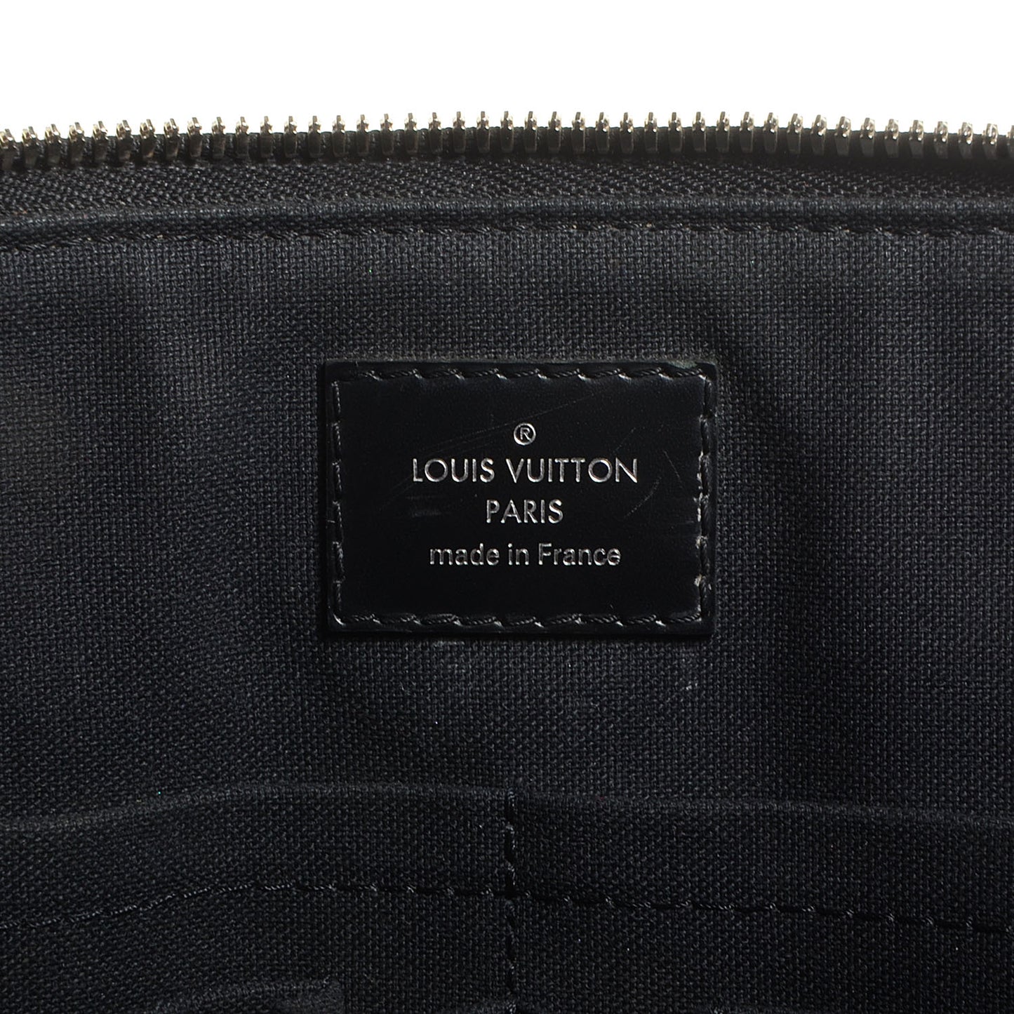 Damier Graphite Porte-Documents Jour