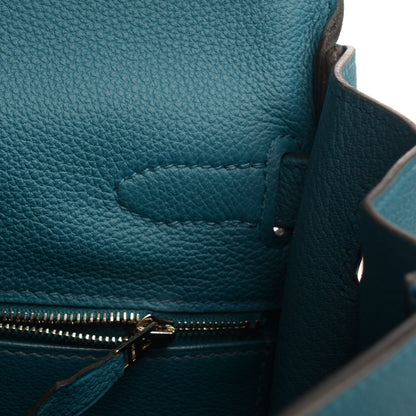 Hermes Togo Kelly Retourne 35 Cobalt 14 of 23