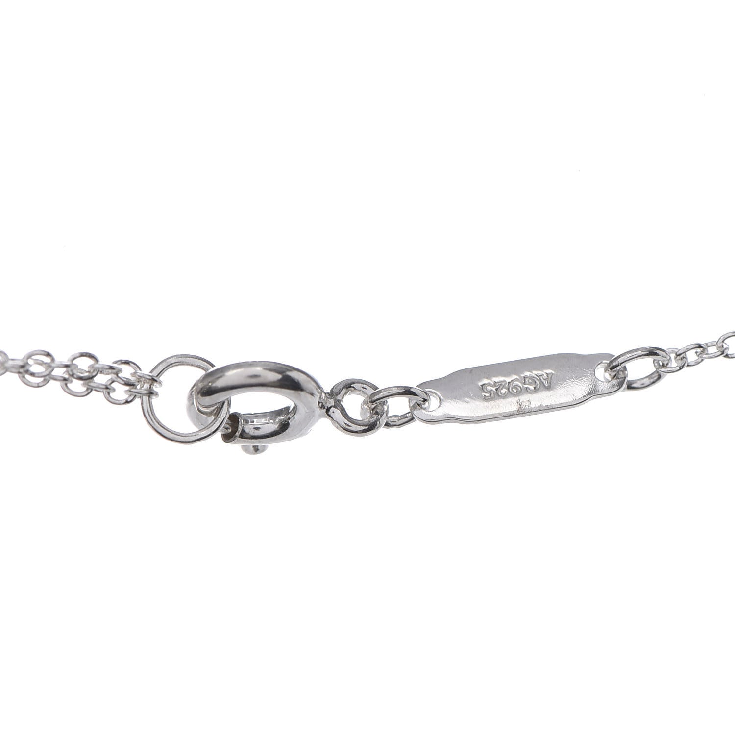 Tiffany Sterling Silver Charms Pendant Necklace 6 of 6