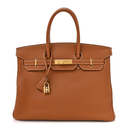 Hermes Togo Birkin 35 Gold 1 of 19