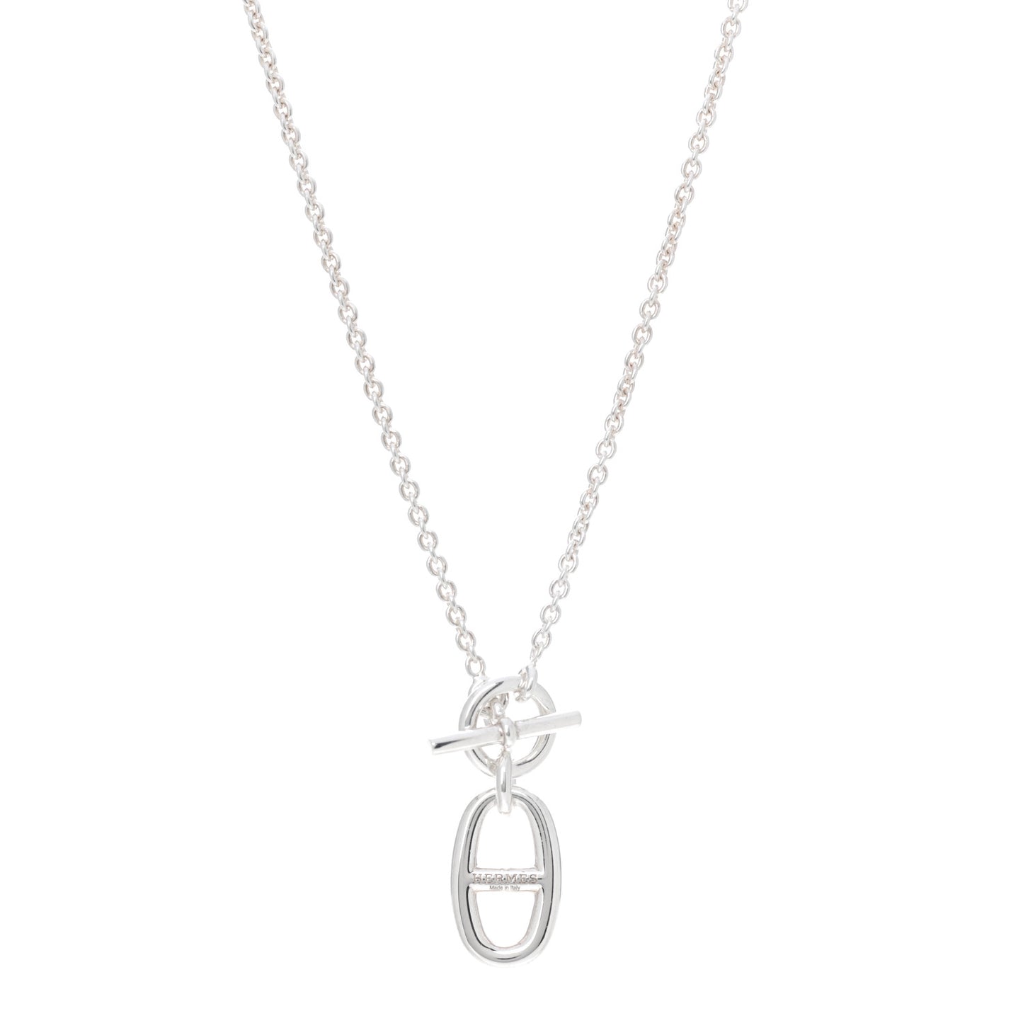 Sterling Silver Amulette Chaine d'Ancre Necklace