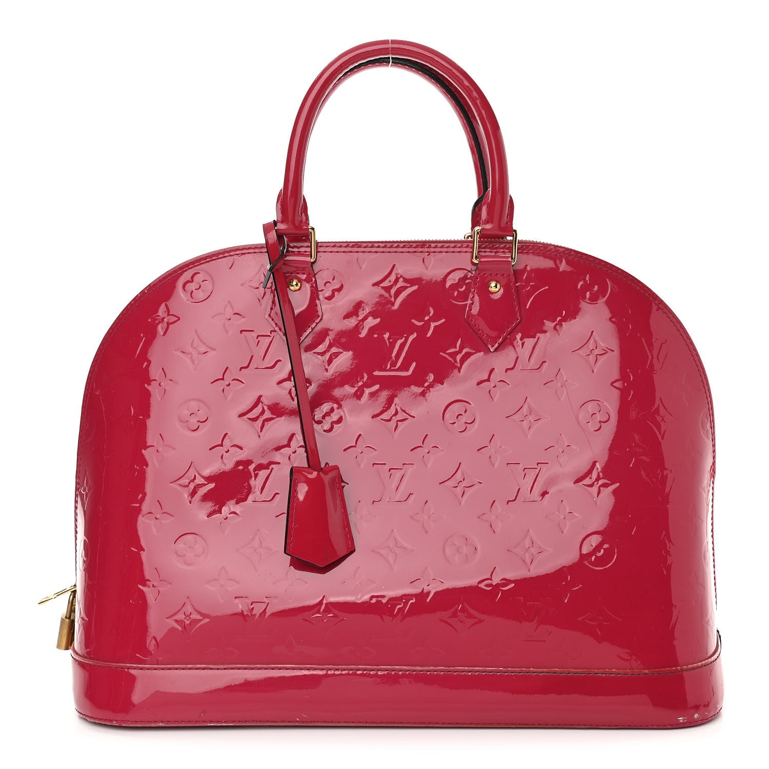 Louis Vuitton Vernis Alma GM Rose Indien 1 of 17