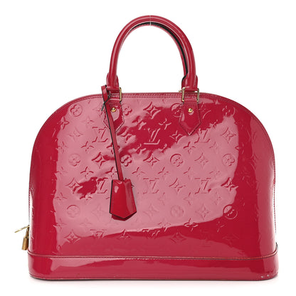 Louis Vuitton Vernis Alma GM Rose Indien 1 of 17