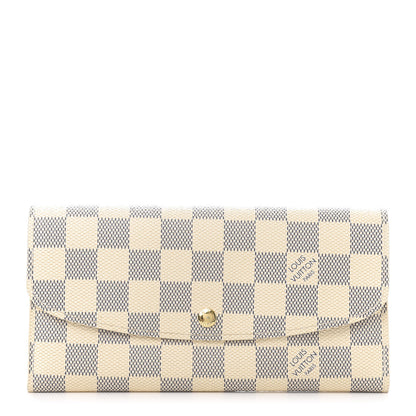 Louis Vuitton Damier Azur Emilie Wallet 1 of 11