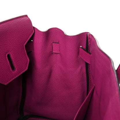 Hermes Togo Birkin 30 Rose Pourpre 16 of 23
