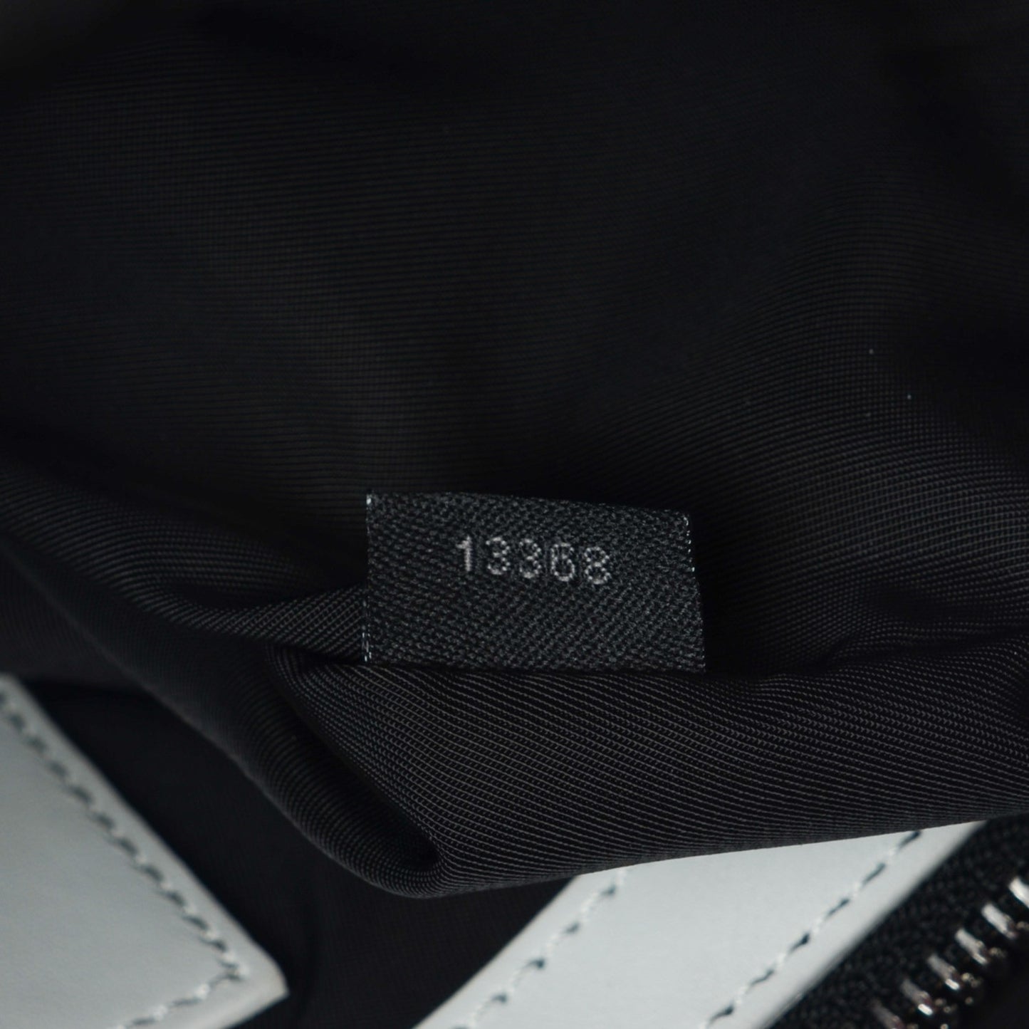 Perforated Leather Large Sneaker Sling Black Airforce