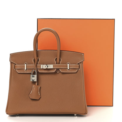 Hermes Taurillon Novillo Birkin 25 Gold 13 of 13