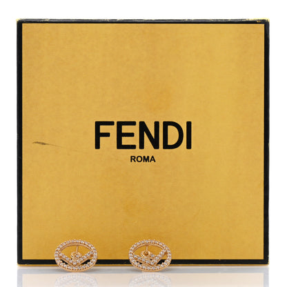 Fendi Metal Crystal F is Fendi Earrings Gold 5 of 5