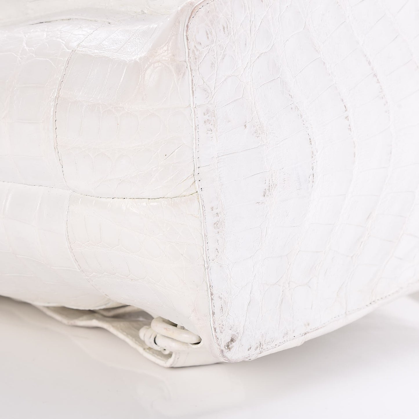 Crocodile Backpack White