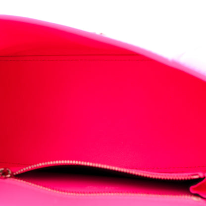 Balenciaga Shiny Box Calfskin Small Hourglass Top Handle Bag Acid Fuchsia 5 of 13