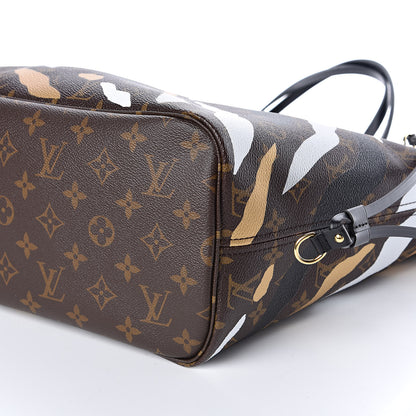 Louis Vuitton X LOL Monogram Neverfull MM Gold Silver 10 of 12