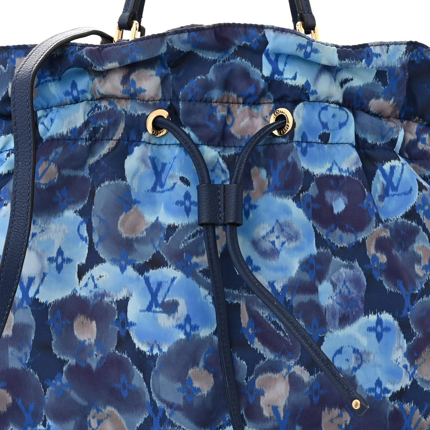 Louis Vuitton LOUIS VUITTON Nylon Monogram Ikat Noefull MM Grand Blue 7 of 9