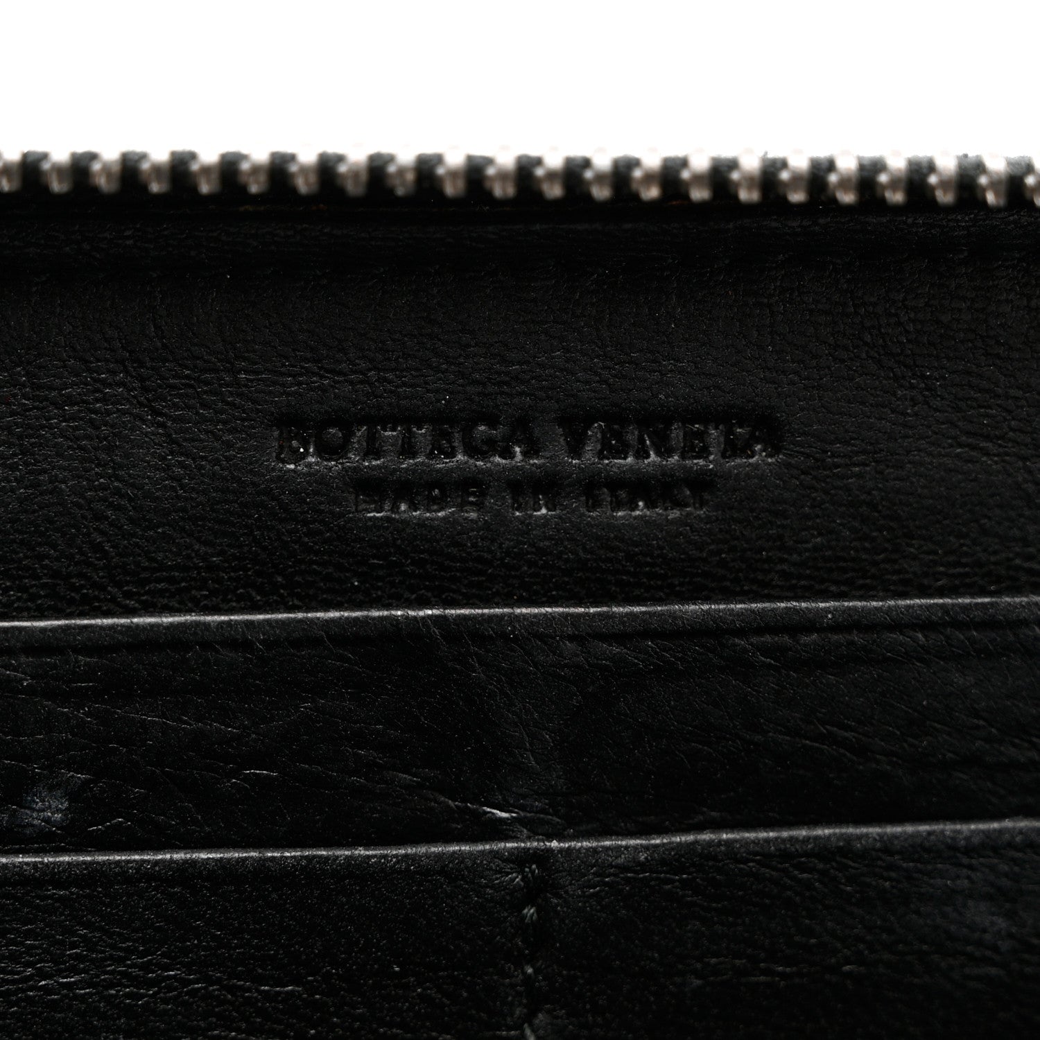 Bottega Veneta Nappa Intrecciato Ayers Zip Around Butterfly Wallet Black 5 of 7
