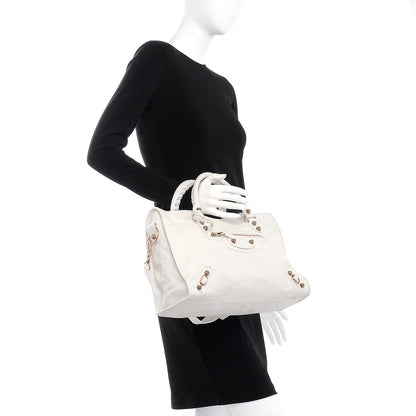 Balenciaga Agneau Giant 12 Rose Gold Hardware City White Light 2 of 10