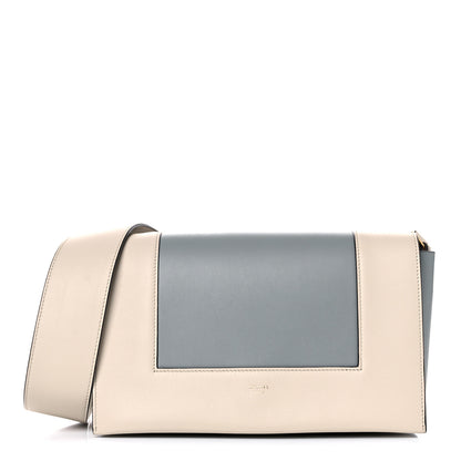 Celine Shiny Smooth Calfskin Medium Frame Shoulder Bag Grege Storm 1 of 11