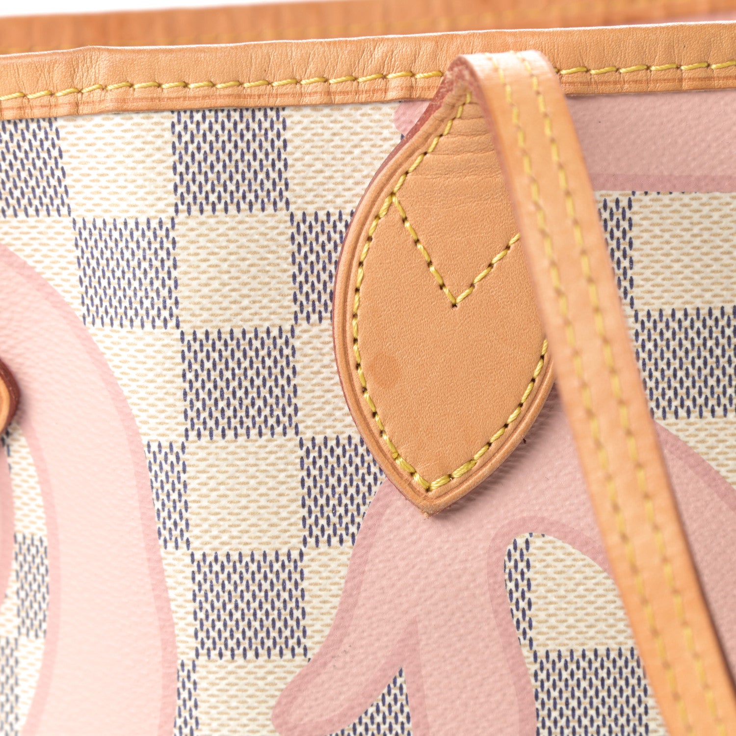 Louis Vuitton Damier Azur Tahitienne Neverfull MM 6 of 18