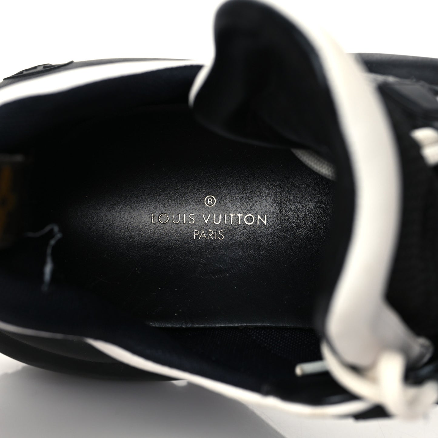 Calfskin Technical Nylon LV Archlight Sneakers 39 Black White