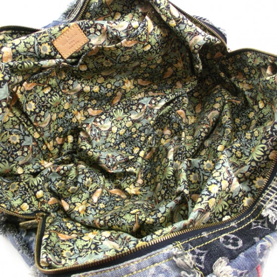 Louis Vuitton Denim Patchwork Bowly Blue 8 of 8