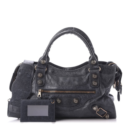 Balenciaga Agneau Giant 21 Rose Gold Hardware City Dark Night 1 of 11