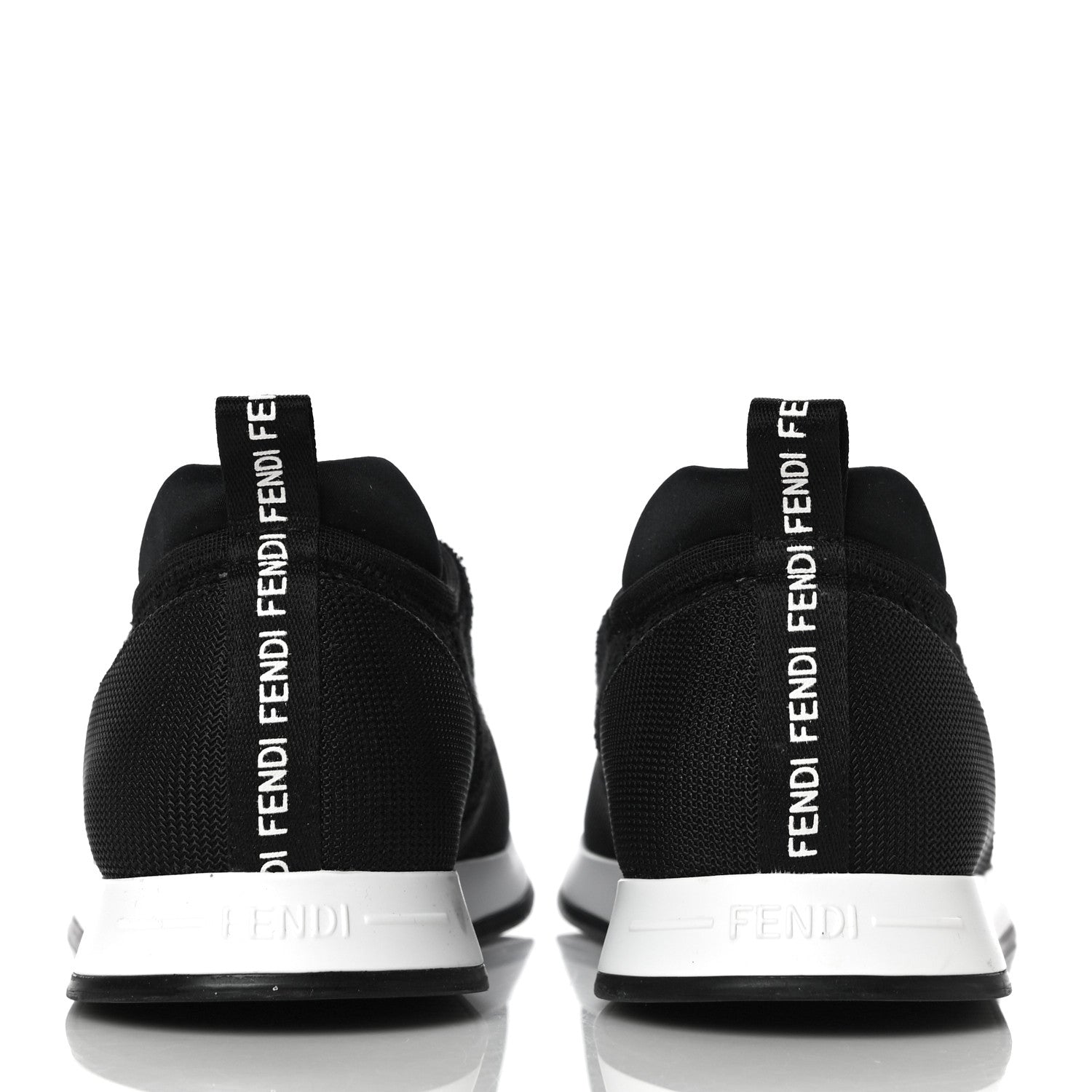 Fendi X SARAH COLEMAN Mesh FF Vertigo Runner Slip On Sneakers 36 Black 6 of 13