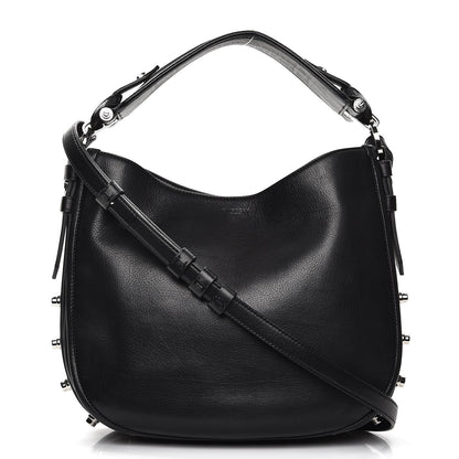 Givenchy Calfskin Small Studded Obsedia Hobo Black 1 of 8