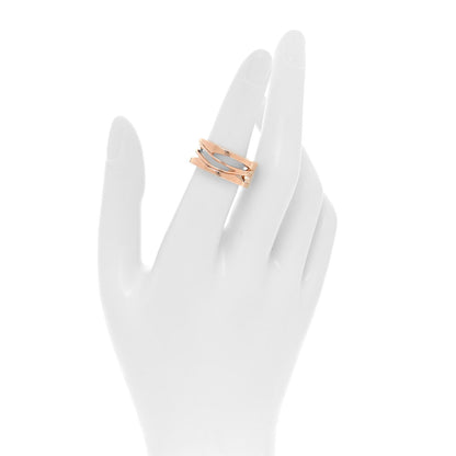 Bulgari 18K Rose Gold B.Zero1 Legend Three-Band Ring 53 6.5 2 of 7