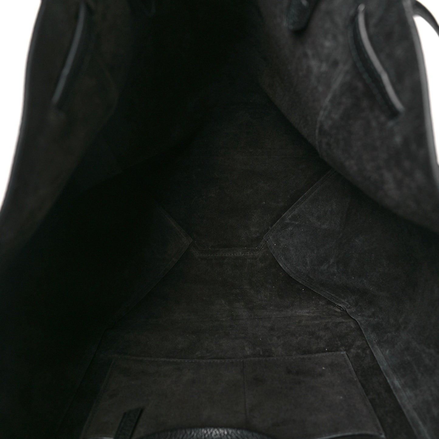 Soft Grained Calfskin Medium Belt Cabas Phantom Black